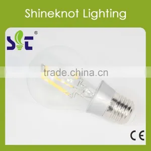 2014 Newest Design 4w Led Glass Filament Bulb, E27/B22 A60 Led Filament Lamp, 360 Degree Lighting thumbnail-1