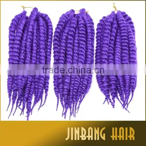 Cheap Price Synthetic Hair Extension 24 Inch 2x Havana Mambo Twist Crochet Braiding Hair thumbnail-4