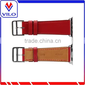 Genuine Leather Double Tour Watch Band Strap Bracelet Replacement Wrist Band for Apple Watch thumbnail-4