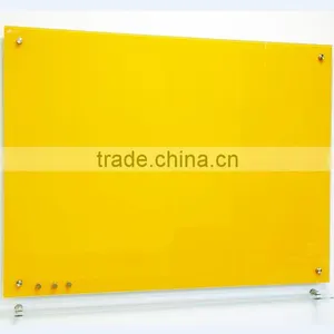 Office Glass Whiteboards / Glass Message Boards With ANSI and EN12150 Certificate thumbnail-1