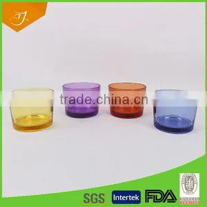 Colorful Wholesale China Factory Glass Cup Mug,High Quality Drinking Glass thumbnail-3