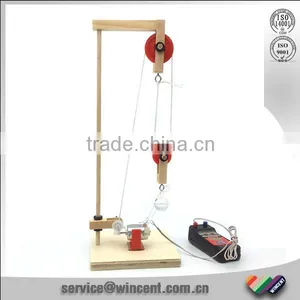 DIY Wood Material Crane Electronic and Educational Physical Science Kit for Kids thumbnail-1