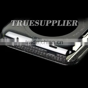 Stainless Steel Waterproof Platinum Cystal Housing for Apple Watch thumbnail-3