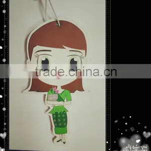 High Quality and Good Price Logo Teacher Hanging Paper Car Air Freshener thumbnail-6