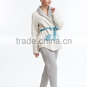 Generous Elegant Binding Pajamas Women thumbnail-6