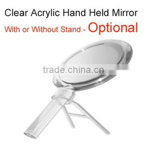 10x Handheld Makeup Mirror, Tabletop Hand Makeup Mirror,Black Makeup Hand Mirror thumbnail-4