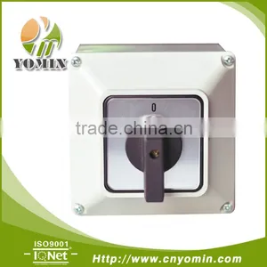 Good Quality 25A 1-CELL 3POS/2POS Cam Switch With Protective Enclosure (IP65), Cam Switch/ thumbnail-1