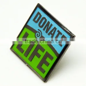 Elegant Shape Charity Organization Lapel Pin Custom thumbnail-1