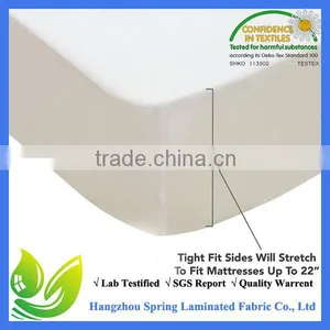 Luxury Safe Sleeping Anti-bacterial Waterproof Fitted Sheet Style Mattress Protector Supplier's Choice thumbnail-2