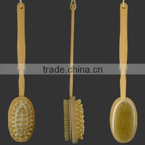Wholesale Good Quality Wooden Nail Bath Back Scrubber Body Brushes thumbnail-3