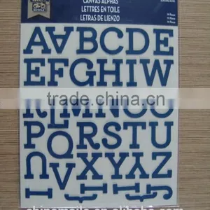 2014 Hot Sale Alphabet Canvas Fabric Stickers for Kids/vinyl Alphabet Sticker Quality Choice thumbnail-1