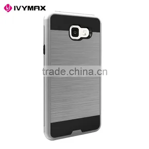IVYMAX Hybrid Card to go Case Black TPU With Silk Back Plate for Sansung A710 Accessories Mobile thumbnail-2