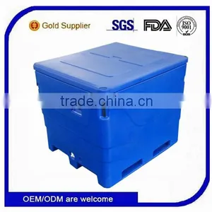 Rotomoulding Large Cooler for Fish Storing, Fish Storage Bin Container thumbnail-1