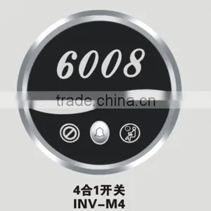Touch Screen Door Bell Switch With Room Number thumbnail-1
