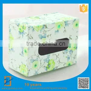 Functional Handmade Decorate Fancy Squre Facial Leather Tissue Box for Hotel thumbnail-1