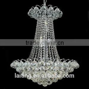 Silver Decorative Hanging Crystal Pendant Lamp From Zhongshan thumbnail-1