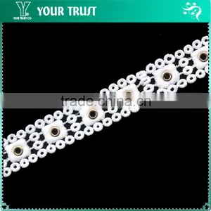 1MM Gold Rhodium Metal Ball Chain Black Mesh Trimming thumbnail-3