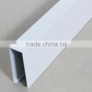 Rust Proofing White Powder Coating Metal Baffle Sus[ended U Aluminum Baffle Ceiling thumbnail-5