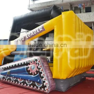 Yellow Original Design Loader Theme Inflatable Jumping Bouncers thumbnail-3