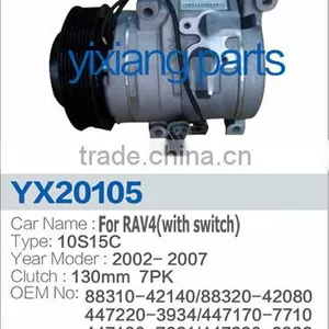 88310-42140 88320-42080 447220-3934 447170-7710 10S15C Auto Compressor for Toyota RAV4 ac Compressor thumbnail-2