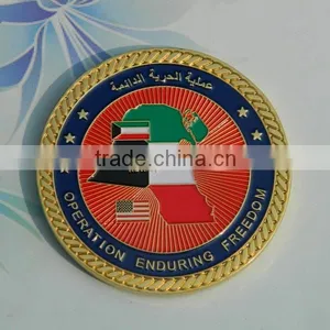Custom Die Stamping Promotional Metal 3d Gold Coin thumbnail-2