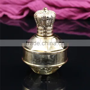2016 New Design 100ml Arabic Gold Glass Spray Perfume Bottles thumbnail-1