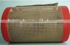 Chemical Resistance Ptfe Teflon Coated Fiberglass Open Mesh Conveyor Belt With Joint thumbnail-4