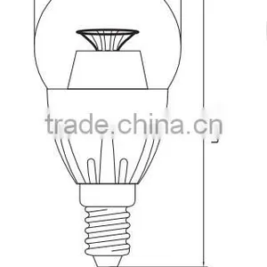 China Yiyuan B45HAP 6W Rohs Lvd ce Certification Power Source Crystal Ceiling Decoration Light thumbnail-4