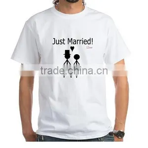 Fashion Custom Design Printed Lovely Couple T-shirt Design thumbnail-1