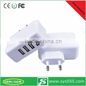Factory Wholesale Price UL LISTED Best Quality 4 Port USB Wall Charger thumbnail-1