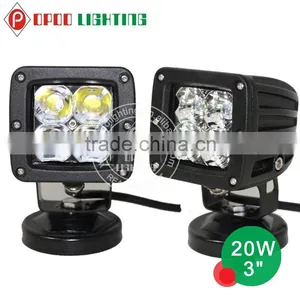 4x4 Offorad Jeep 3 Inch 20w Led Work Light With Spot Beam thumbnail-1