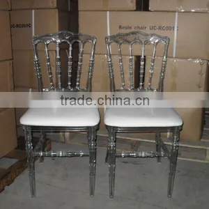 Clear Resin Napoleon Chair,Wedding Chair thumbnail-1