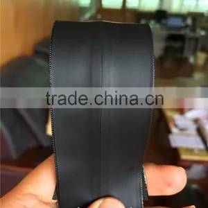 Very Flat Black Dull Splashwaterproof TPU-coated #8 Nylon Zipper Chain for Luggage and Suit Case thumbnail-3