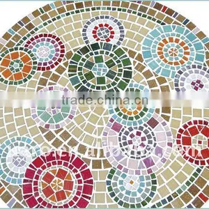 Hand Made Glass Mosaic Table Top Mosaic Art thumbnail-6