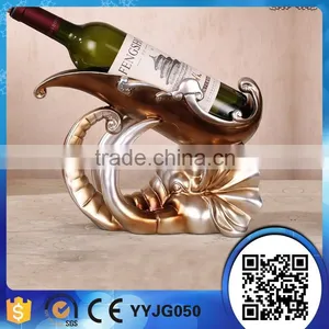 Mannufacturer Factory Price Poly Resin Decorative WINE BOTTLE HOLDER thumbnail-2