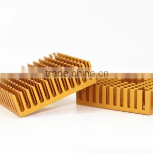 3D Printer Accessories 40 * 40 * 11 Fin Heat Faster Makerbot Mk7MK8 Extruder Universal Gold J407 thumbnail-4