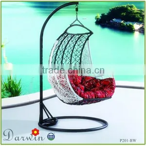 Round Rattan Outdoor Bed Outdoor Swing thumbnail-3