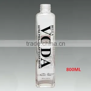 Hot Selling Boston Shape Liquor Bottles Fancy Frosted Beverage Bottle Spray Printing Bottles thumbnail-4