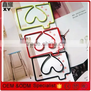 Professional Factory Customer Logo Red Fancy Heart Shape Novelty Paper Clips thumbnail-6