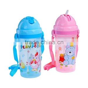 A024 600ml High Quality Cartoon Plastic Children Water Bottle Shantou Shuanghuan Viassin Plastic Drinking Bottle for Kids thumbnail-2