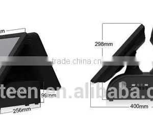 15inch Double Screen POS Touch Screen All in One for Retail POS System thumbnail-5