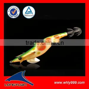 Squid Jig Lures Wood Fishing Lures thumbnail-1