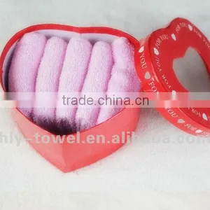 2014 New Spring Popular 100% Cotton Basket Gift Towel Set thumbnail-1