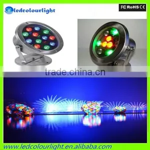 Super Waterproof DMX Fountain Light 12v/24v IP68 Dmx Rgb 9w 18w 27w Led Underwater Light thumbnail-3
