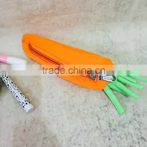 School Supply Creative Carrot Design Pen Bag 3D Pencil Bag for Kids thumbnail-4