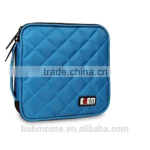 Fashion Azure 32 Capacity PVC Fabric DVD Case CD Holder Personalized cd Case Multi Disc Dvd Cases thumbnail-2