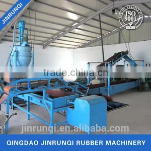 Semi-automatic Waste Tire Recycling Line of China Qingdao thumbnail-5