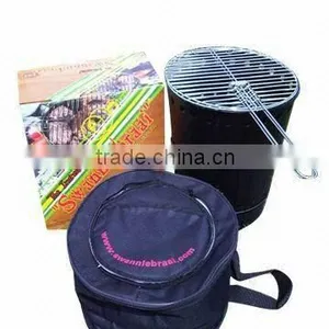10-inch Charcoal/Cooler BBQ Grill With Cooler Bag thumbnail-1