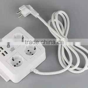 Schuko Standard 5V 8A Charging 4 Usb New Arrival Outlets With Phone Holder thumbnail-2