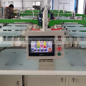 Price of 6 Color 14 Stations Automatic Rotary T-shirt Silk Screen Printing Machine thumbnail-5